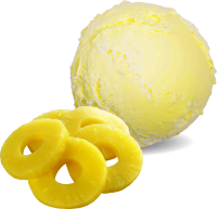 بستنی  اناناس 